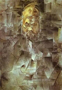 パブロ・ピカソ Painting - アンブロワーズ・ヴォラールの肖像 1910年 パブロ・ピカソ